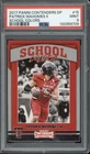 2017 Panini Contenders School Colors #15 Patrick Mahomes II RC Rookie Mint PSA 9