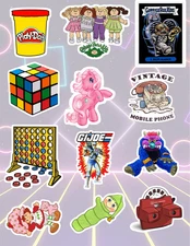 80's Toys Stickers