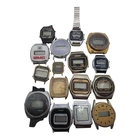 Vintage Digital Watch Lot LCD Quartz 1980s Repair Lot
