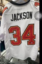 TAMPA BAY BUCCANEERS DEXTER JACKSON SIGNED WHITE JERSEY coa