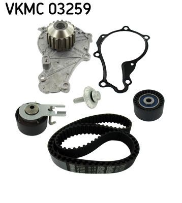 Water Pump & Timing Belt Kit Fits Citroën C2 Fiat Ford Mazda Mini SKF VKMC 03259