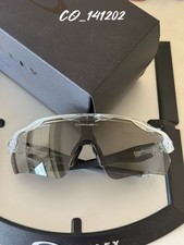 Oakley RADAR EV PATH OO9208 Clear Frame Black Lenses W PRIZM LENS
