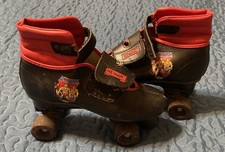 1985 MOTU Masters of the Universe Childs Roller Skates Size 4 Glitter Wheels Z3