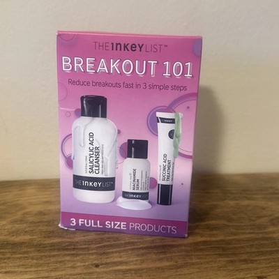 The INKEY List Breakout  101  Cleansing Kit.  3 Full Sized Products