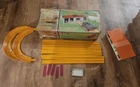 Vintage Mattel Hot Wheels Super Charger Sprint Set W Box Track Set