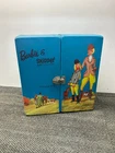 Vintage Barbie and Skipper Carrying Case Blue Vinyl Equestrian Horse 1964 RARE