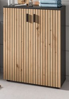 Kommode Badschrank Badezimmer Unterschrank Eiche Artisan 2-TüRig 60X81 Cm Livia