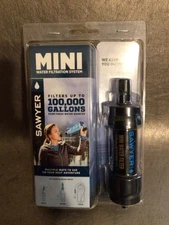 Sawyer MINI Water Filtration System Filters Up To 100,000 Gallons SP128 NIP