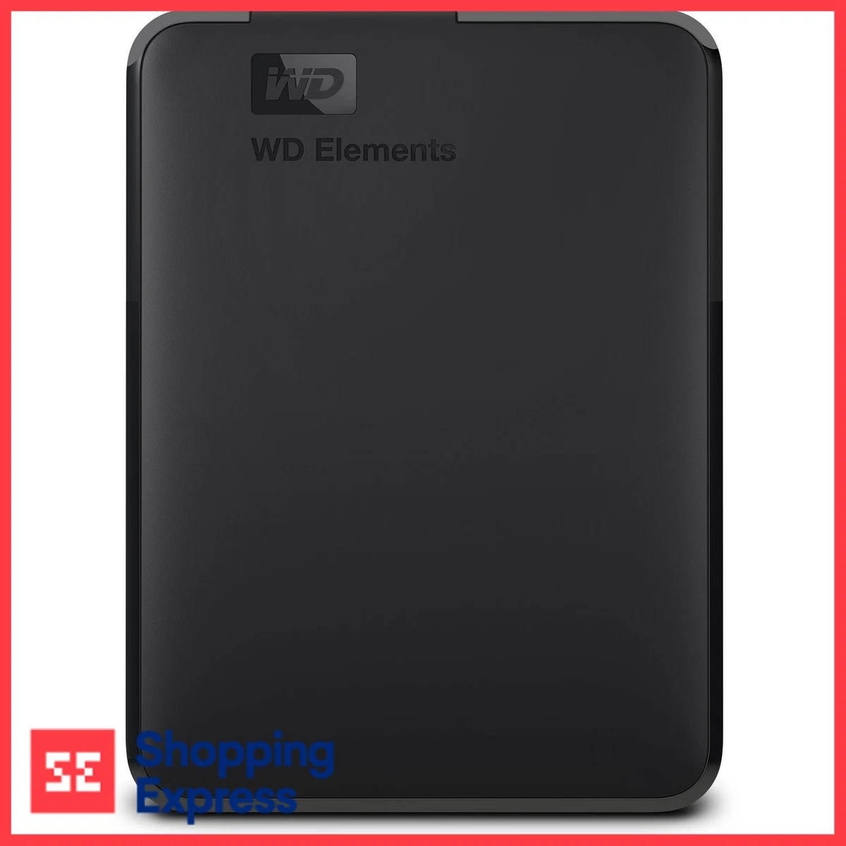 WD Elements 4TB USB 3.0 2.5" 5Gbps USB 3.2 Gen 1 Micro-B Black Portable Drive