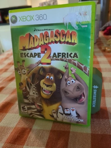Madagascar 2: Escape 2 Africa Microsoft Xbox 360 2008 Tested Working W/ Manual