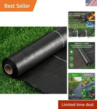 Heavy Duty Weed Barrier Landscape Fabric, 1.3FT x 50FT for Superior Weed Control