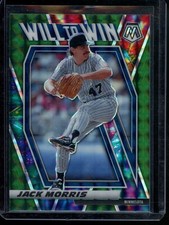 2021 Panini Mosaic Jack Morris Will to Win Green Minnesota Twins #WTW2