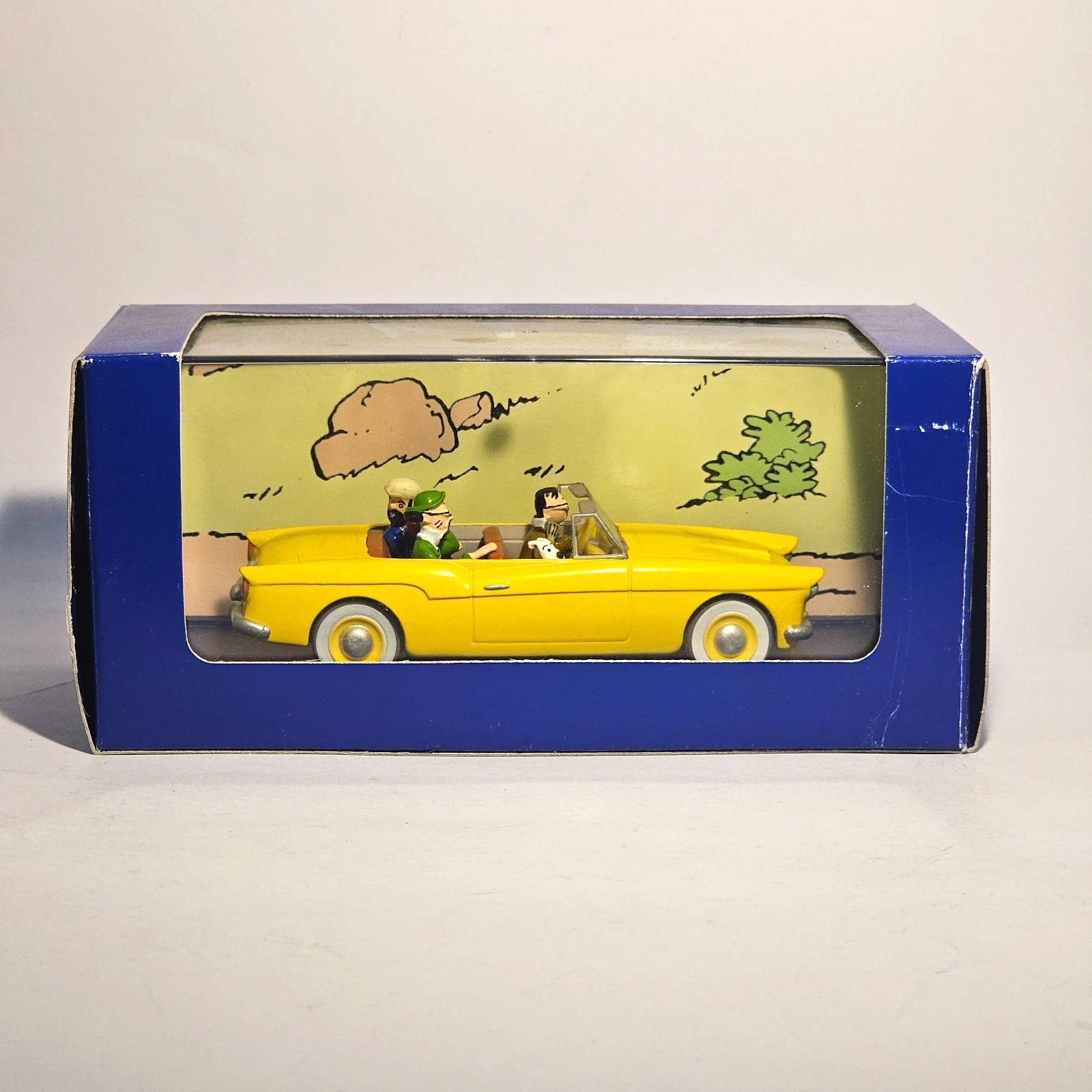 Voiture Miniature Tintin La voiture bordure de L'affaire Tournesol 1950