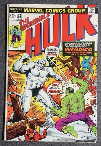 Marvel The Incredible Hulk #162 Bronze Age Vintage Comic First Appearance