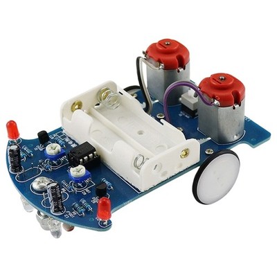 DIY Line Following Robot Car With Real Time Sensoring Adjustment Programmable