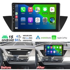 F�r BMW X1 E84 2010-2015 Apple Carplay Android 15 4+64G Autoradio GPS Navigation