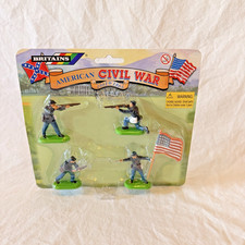Britains 4 Civil War Swoppet Union figures 1/32nd Scale