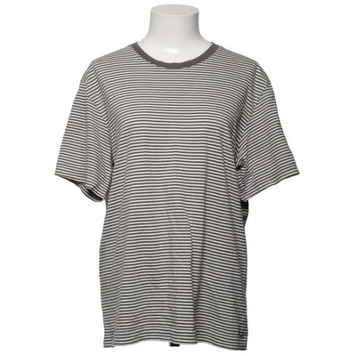 Arket, T-shirt, Größe: L, Grau/Weiß, Baumwolle, Streifen, Damen #wgu