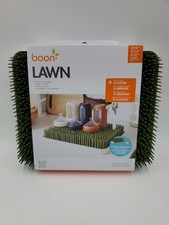 Boon Lawn Countertop Baby Bottle Drying Rack with Antimicrobial Tray 13.5 x 11 x