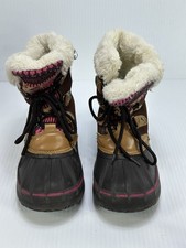 London Fog Girls Boots Size 1 Tottenham Cold Weather Warm Lined Snow Boots