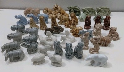 Vintage Wade ENG Porcelain Figurines Red Rose Tea Circus & Wild Animals 