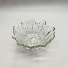 Indiana Glass Lily Pons Sunflower Bowl Clear Glass 8