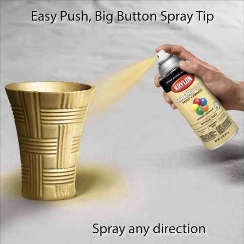 K05588007 COLORmaxx Spray Paint and Primer for Indoor/Outdoor Use, Metallic G... - Picture 5 of 9