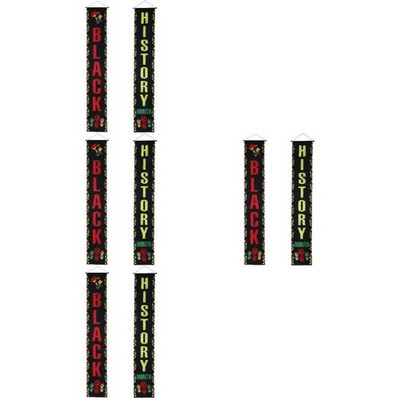 4 Paare Black History Month Banners African American Festival Juneteenth Flagge