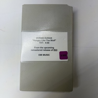 Duran Duran ''Hungry Like the Wolf  Promo VHS Music Video Tape SVHS