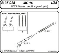 Mg 15 German Machine Gun / 1:35 - Cmk B35025