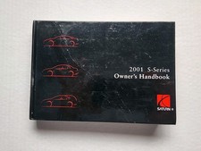2001 Saturn S-Series Owner's Maunual/handbook