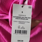 NEW BODY Pink HALTER Bathing Suit-Size Small Brazilian Coverage — photo 3