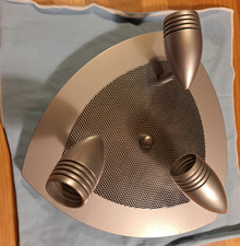 Deckenstrahler Brilliant Metall, Deckenleuchte dreieckig, dreiflammig LED