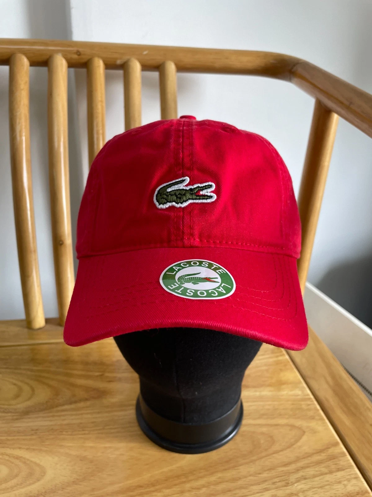 LACOSTE unisex cotton casual hat outdoor sports adjustable baseball cap red NEW
Opens in a new windo