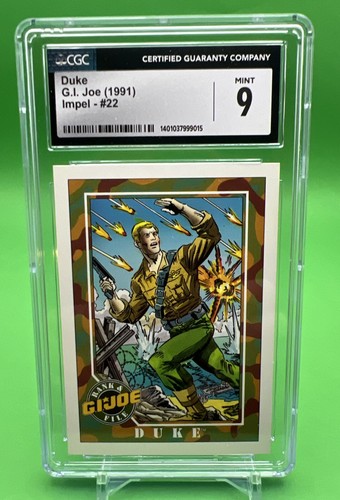 1991 Impel G.I. Joe - Duke - [CGC 9 Mint] #22 - Rank & File