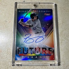 Benny Montgomery bowman’s best future vibrance numbered auto