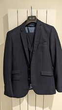 One Six Five (slaters) Slim Fit 3 Piece Suit Very Good Condition