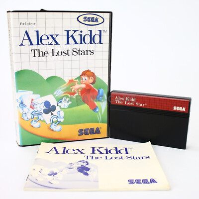 Sega Master System OVP Alex Kidd the Lost Stars Sehr Gut mit Anleitung