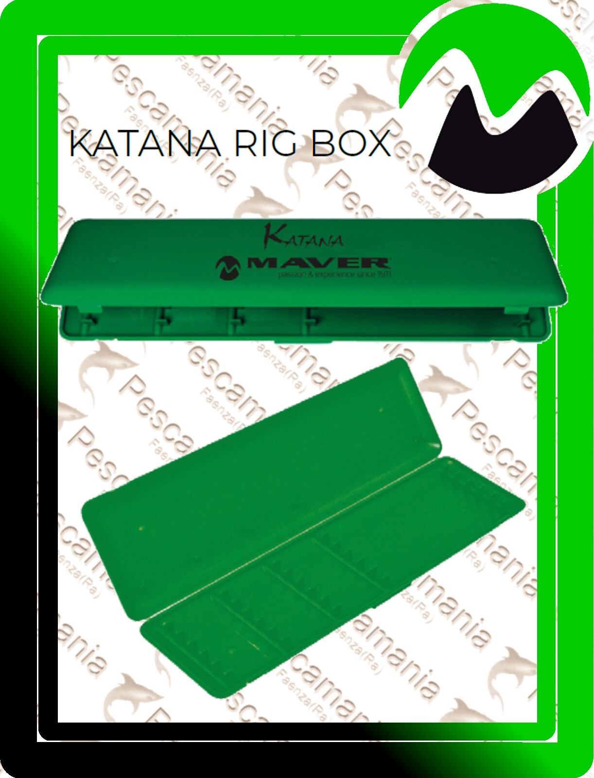 Astuccio Porta finali Maver cm14x7,5 scatola porta ami contenitore ami legati