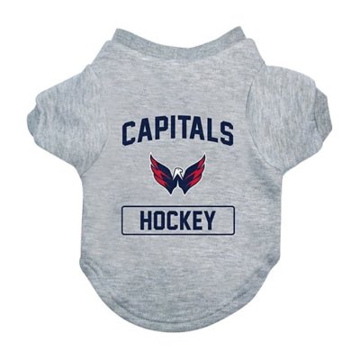 WASHINGTON CAPITALS NHL Pet Dog Tee T-shirt (all sizes) Gray