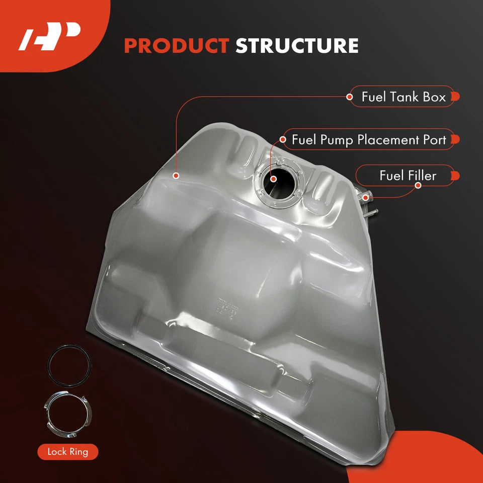 Tanque de combustible de 15 galones para Chevy Celebrity 1982-1990 Buick Century Pontiac 6000 Olds Foto 2 de 4