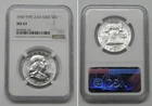 1959 Franklin Half Dollar 50c, NGC MS63, Type 2 Reverse  #4141