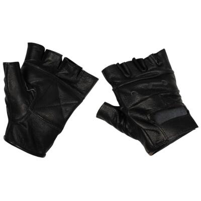 Lederhandschuhe ohne Finger MotorradHandschuhe fingerlose Autohandschuhe 
