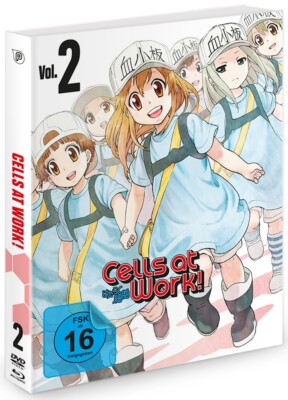 Cells at Work! - Vol.2 - Episoden 6-10 - DVD + Blu-Ray - NEU