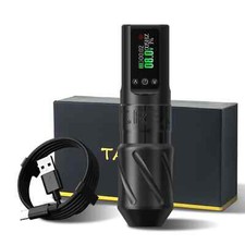 Wireless Tattoo Machine with1600mAh Battery Display, Cartridge Tattoo Gun 3.5mm