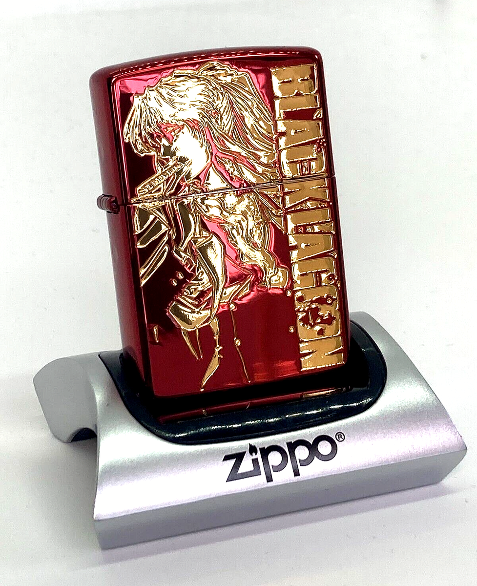 Black Lagoon Balalaika Zippo Japan Exclusive Gold Etched Anime
