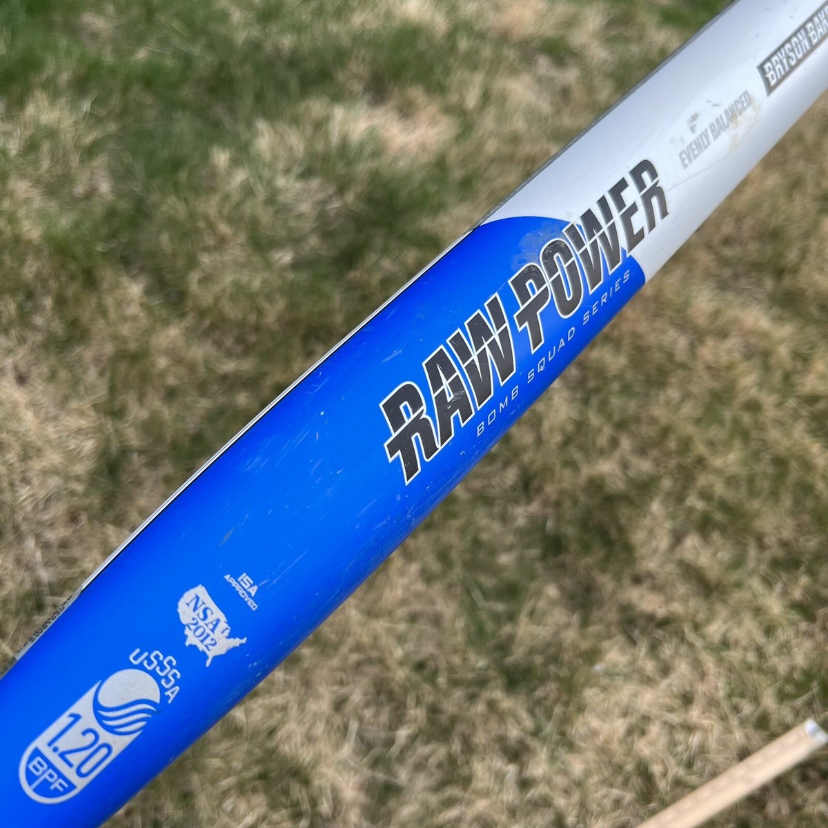 Batte De Softball Easton Raw Power Baker - 28 Oz, 34 Pouces, équilibrée, Adulte, Occasion