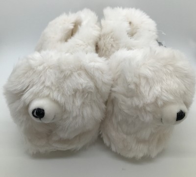 kids polar bear slippers