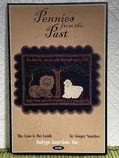 Indygo Junction Pennies From The Past Lion & Lamb Applique Pattern Felted Wool