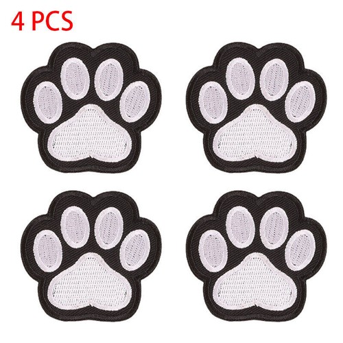 NEW AU STOCK Iron on Patches Paw Print Cat Dog Paw Print DIY Embroidery Patches - Picture 5 of 5
